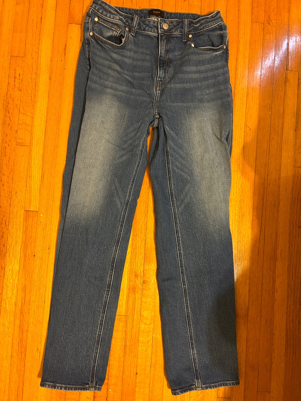 Quince straight mid-rise Blue Jeans